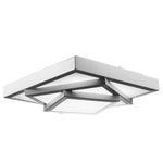 Overlapping Square Design Dimmable LED Modern Flush Mount Ceiling Light