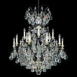 Renaissance Chandelier, 7-Light, French Gold, Clear Swarovski Crystal, 23.5"W (3770-26S 1HZRLX)