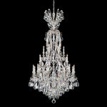 Renaissance Chandelier, 10-Light, Black, Clear Swarovski Crystal, 21"W (3780-51S 1HZRMN)