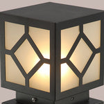 Retro European Square Outdoor Waterproof LED Garden Light Solar Landscape Decorative Lamp