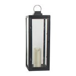 Glass Candle Holder DC 5V LED Black Modern Portable Outdoor Floor Llights