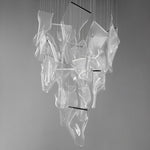Rinkle 36 1/4"W Polished Chrome Acrylic 24-Light LED Pendant