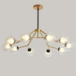 Geometric LED Nordic Glass Sputnik Chandeliers Pendant Light Hanging Lamp