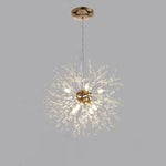 Innovative Modern Globe Design dandelion Chandelier Crystal Metal Ceiling Light