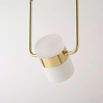 Modern Microphone Shaped Metal Industrial Pendant Light with Ambient Downlight Built-in LED Light Bulb