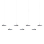 Royyo Pendant, 13-Light, Circular, LED, Matte White, Gold Accent, Matte White Canopy, 22"W (RYP-C13-SW-MWG 407UELC)
