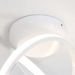 Creative Circles LED Black Modern Ceiling Lights Flush Mount Lighting