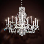 Stratos Chandelier, 1-Light, LED, Black, Transparent Glass, 30.75"W (700STR30KB-LED927 70E7HTX)