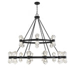 Dryden Chandelier, 36-Light, Matte Black, 60"W (1-1938-36-89 AHXW0)