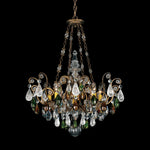 Renaissance Rock Crystal 8 Light 27" Wide Crystal Empire Chandelier