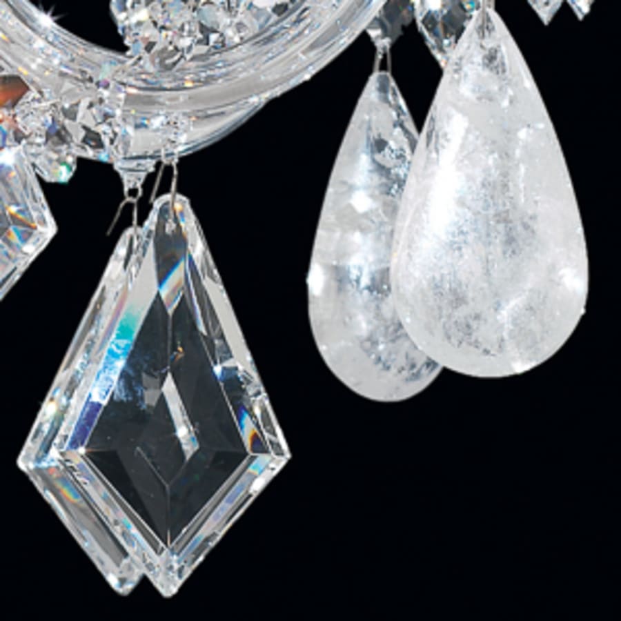 Hamilton 6 Light 22" Wide Crystal Chandelier with Clear Rock Crystals