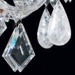 Hamilton 6 Light 22" Wide Crystal Chandelier with Clear Rock Crystals
