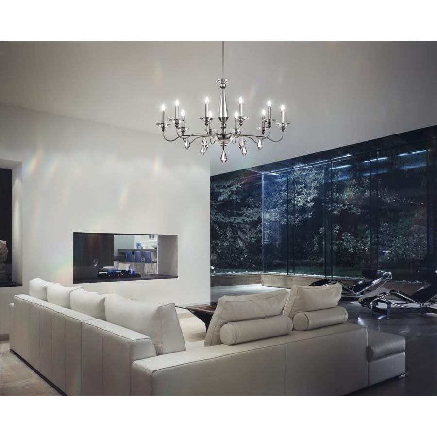 Jasmine 9 Light 33" Wide Crystal Chandelier with Clear Swarovski Optic Crystals