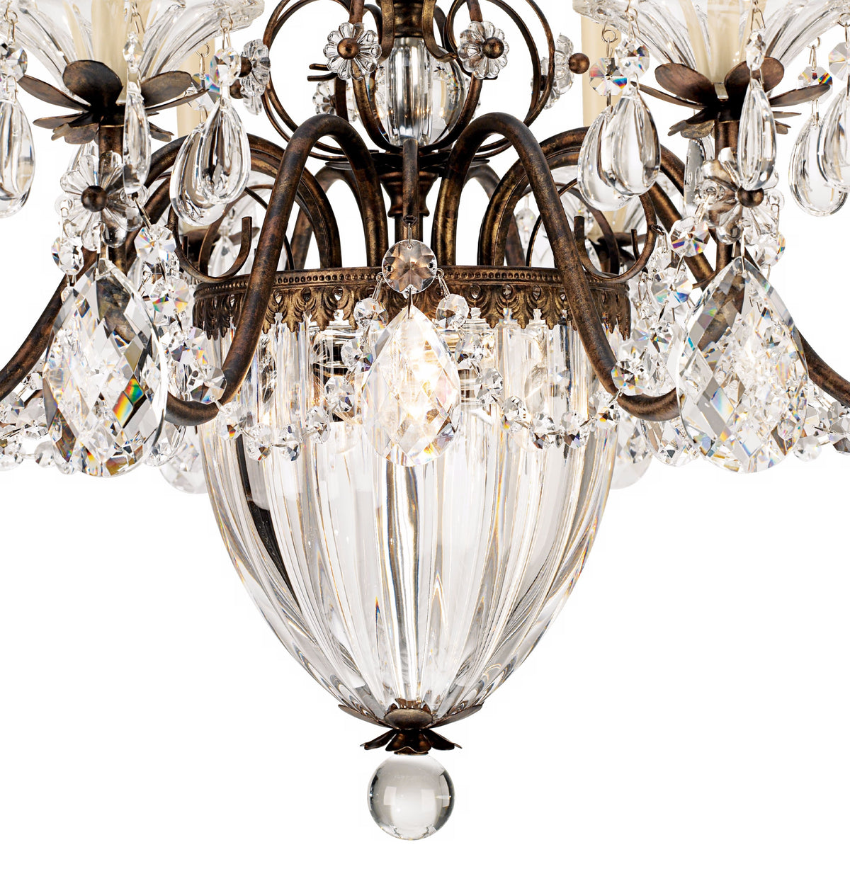 Schonbek Bagatelle 26"W Heirloom Bronze Crystal Chandelier
