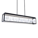 Pyramid Pendant, 6-Light, Matte Black, 29"W (7-1610-6-89 ALPQ2)
