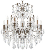 Schonbek Century 30" Wide Etruscan Gold 12-Light Chandelier