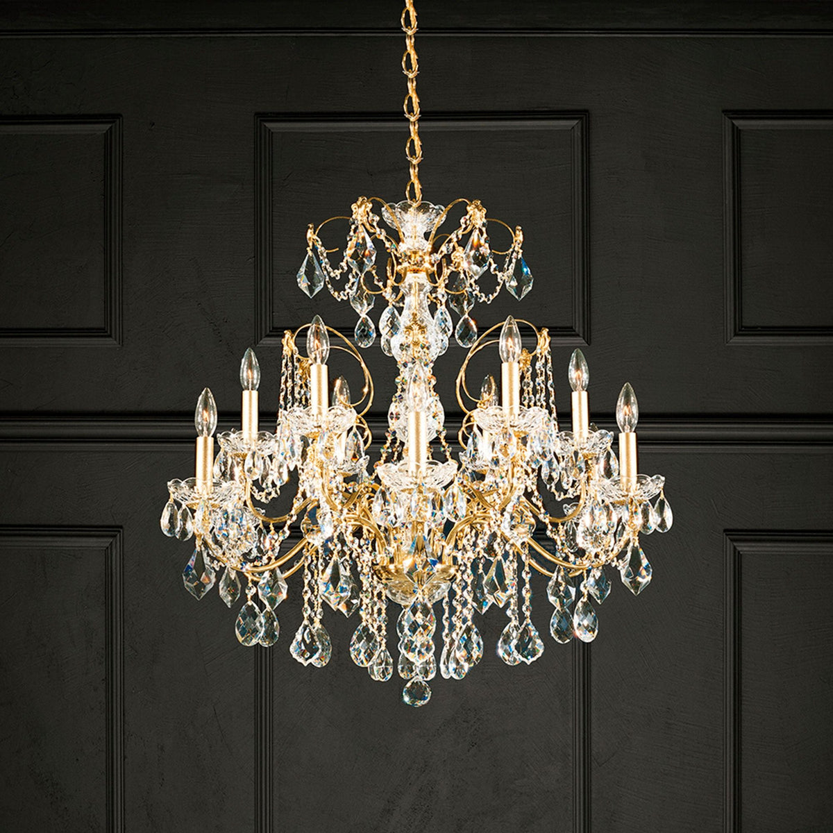 Schonbek Century Collection 30" Wide Crystal Chandelier