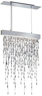 Schonbek Crystalline Icicles 27" Wide Kitchen Island Light Pendant