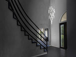 Schonbek Kindjal 23" Wide 15-Light LED Multi-Light Modern Pendant