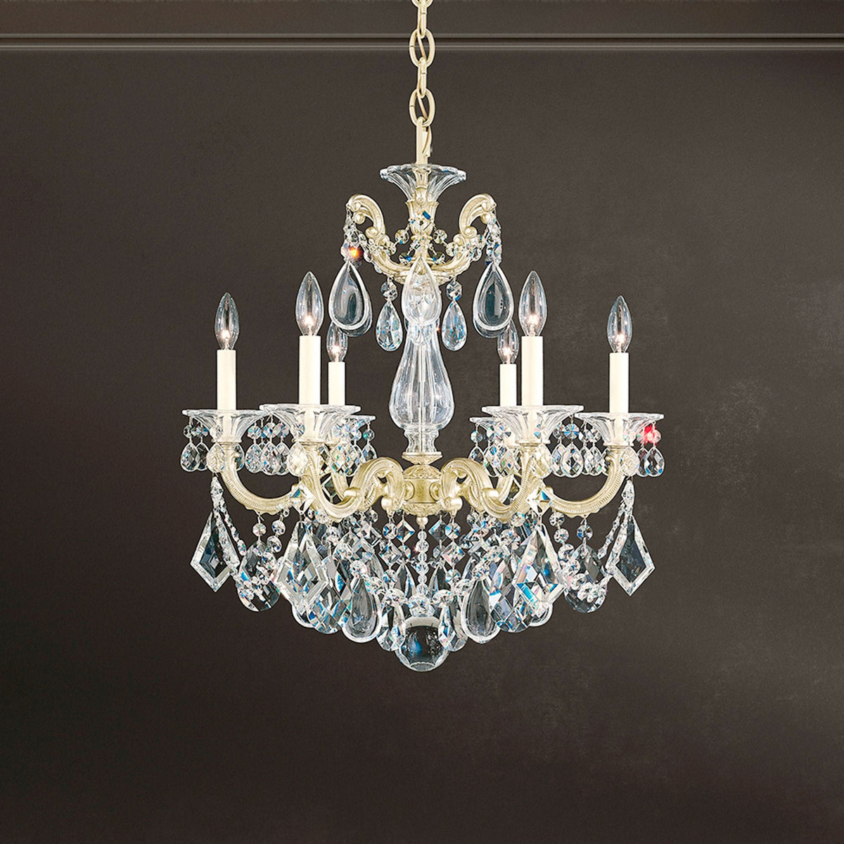 Schonbek La Scala 23" Wide Heritage Crystal Chandelier