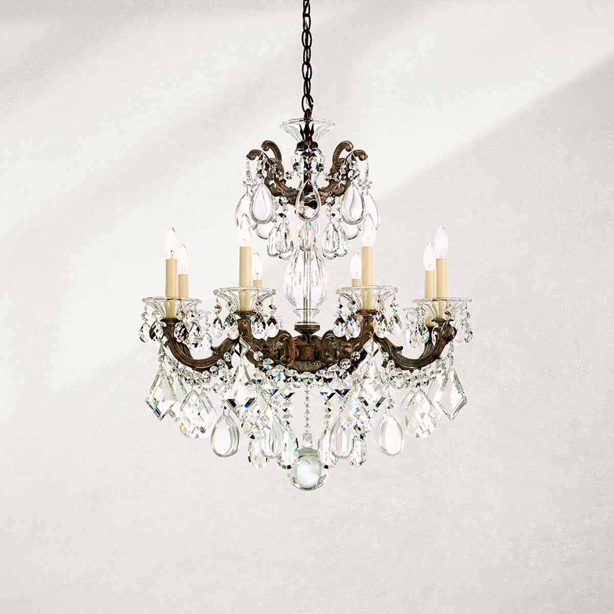 Schonbek La Scala 25"W Heritage Crystal 8-Light Chandelier