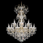 Schonbek New Orleans 36"W Gold Hand-Cut Crystal Chandelier