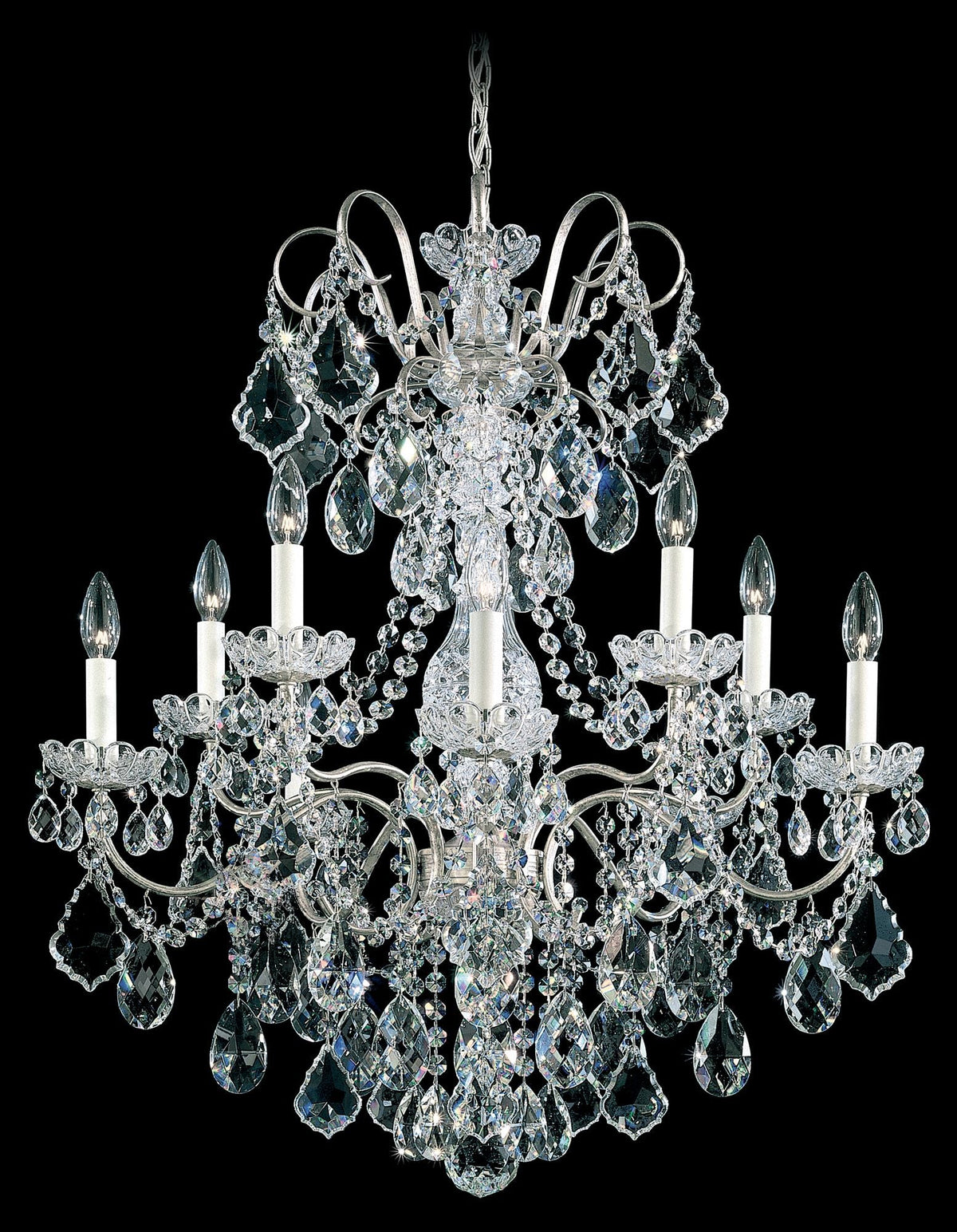 Schonbek New Orleans Collection 28" Wide Crystal Chandelier