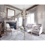 Sarella 4 Light 22" Tall Wall Sconce with Heritage Crystals