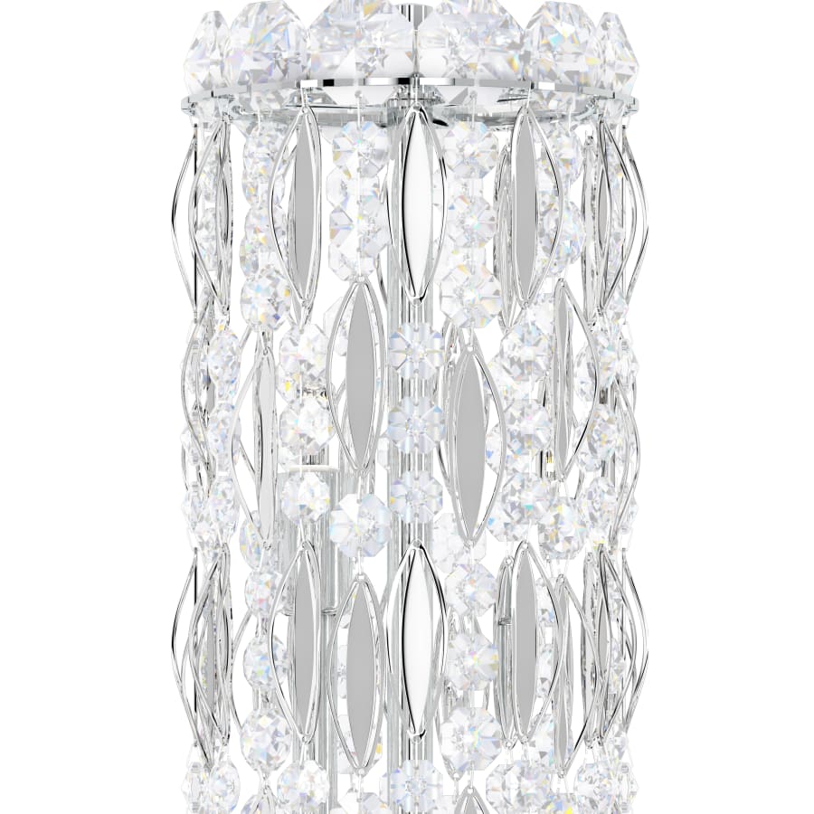 Sarella 12 Light 24" Wide Flush Mount Drum Ceiling Fixture with Swarovski Crystals
