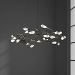 Secret Garden 36" Wide LED Crystal Ring Chandelier