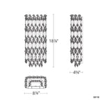 Tahitian 19" Tall LED Wall Sconce
