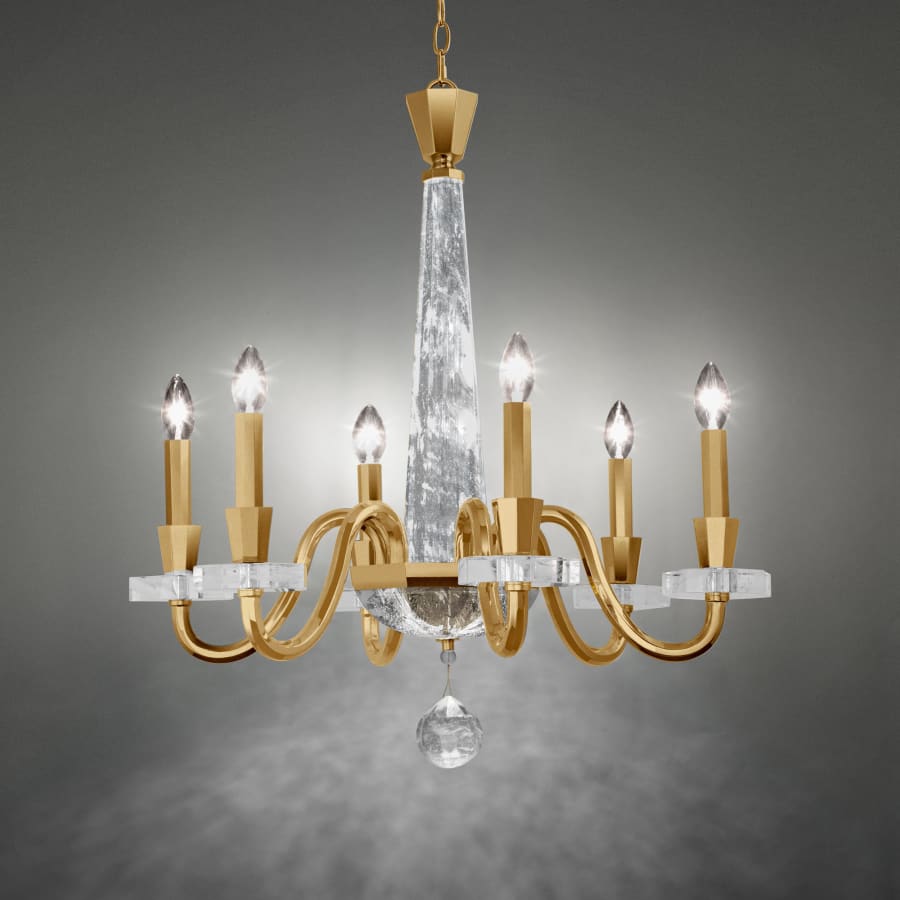 Amadeus 6 Light 27" Wide Crystal Candle Style Chandelier