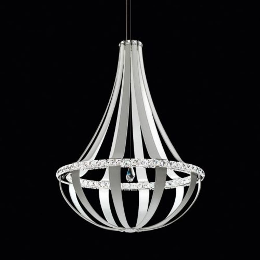 Empire 34" Wide LED Crystal Pendant with Clear Swarovski Crystals