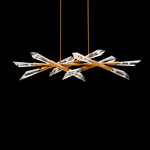 Schonbek Solitude 59 1/2" Wide Aged Brass LED Pendant Light