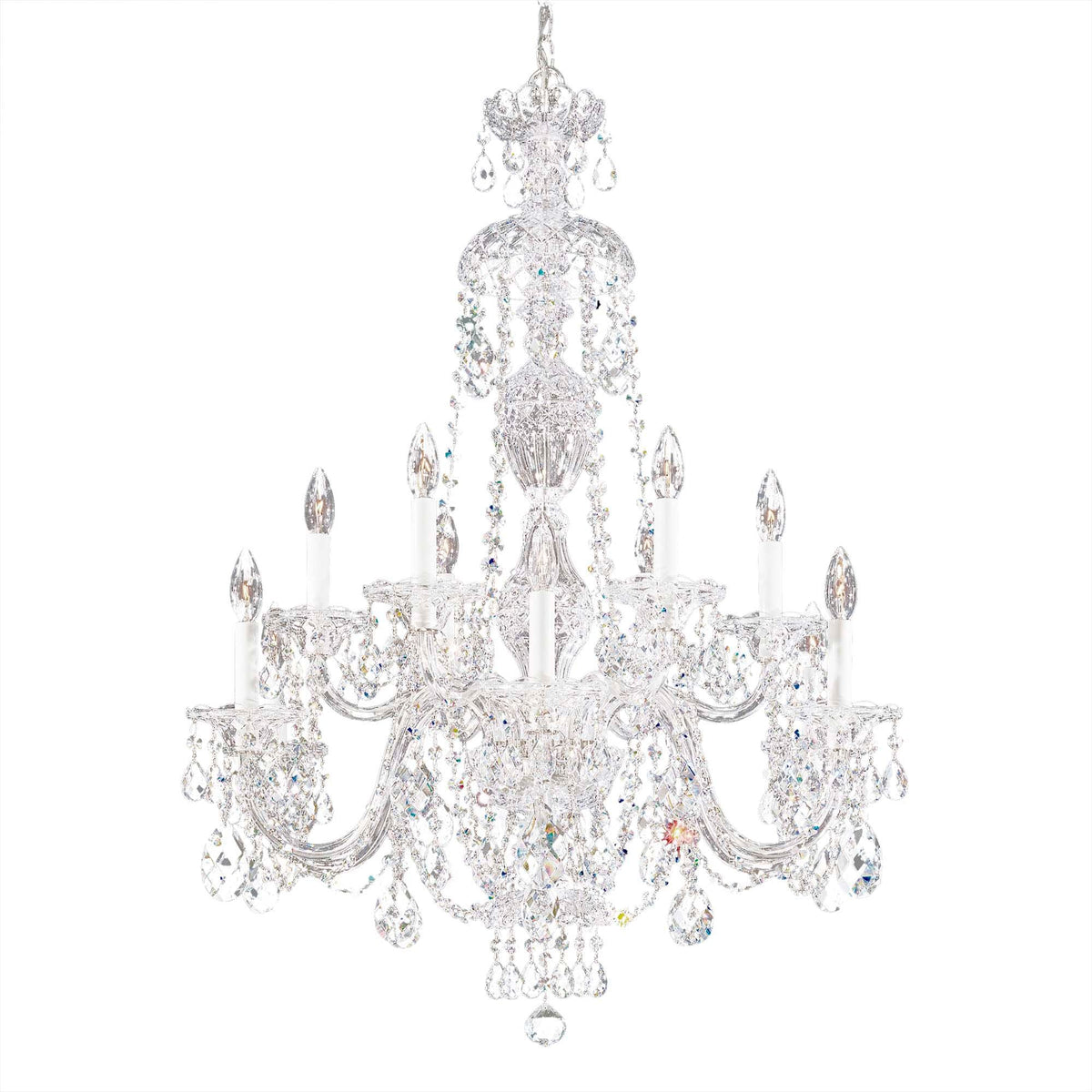 Schonbek Sterling 29" Wide Heritage Crystal Chandelier