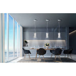 Glissando 9" Wide LED Crystal Mini Pendant with Swarovski Crystals