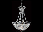Schonbek Trilliane 8-Light Silver Crystal Bowl Pendant