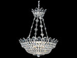 Schonbek Trilliane 12-Light Silver Crystal Bowl Pendant