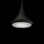 Schonbek Verita 18" Wide Black Clear Crystal 1-Light Pendant