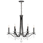 Schonbek Vesca 33" Wide Bronze Crystal Chandelier