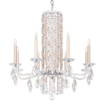 Siena 31"H x 30"W 8-Light Crystal Chandelier in Antique Silver