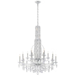 Siena 50.5"H x 40.5"W 17-Light Crystal Chandelier in Pol Stainles