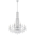 Siena 50.5"H x 40.5"W 17-Light Crystal Chandelier in Pol Stainles