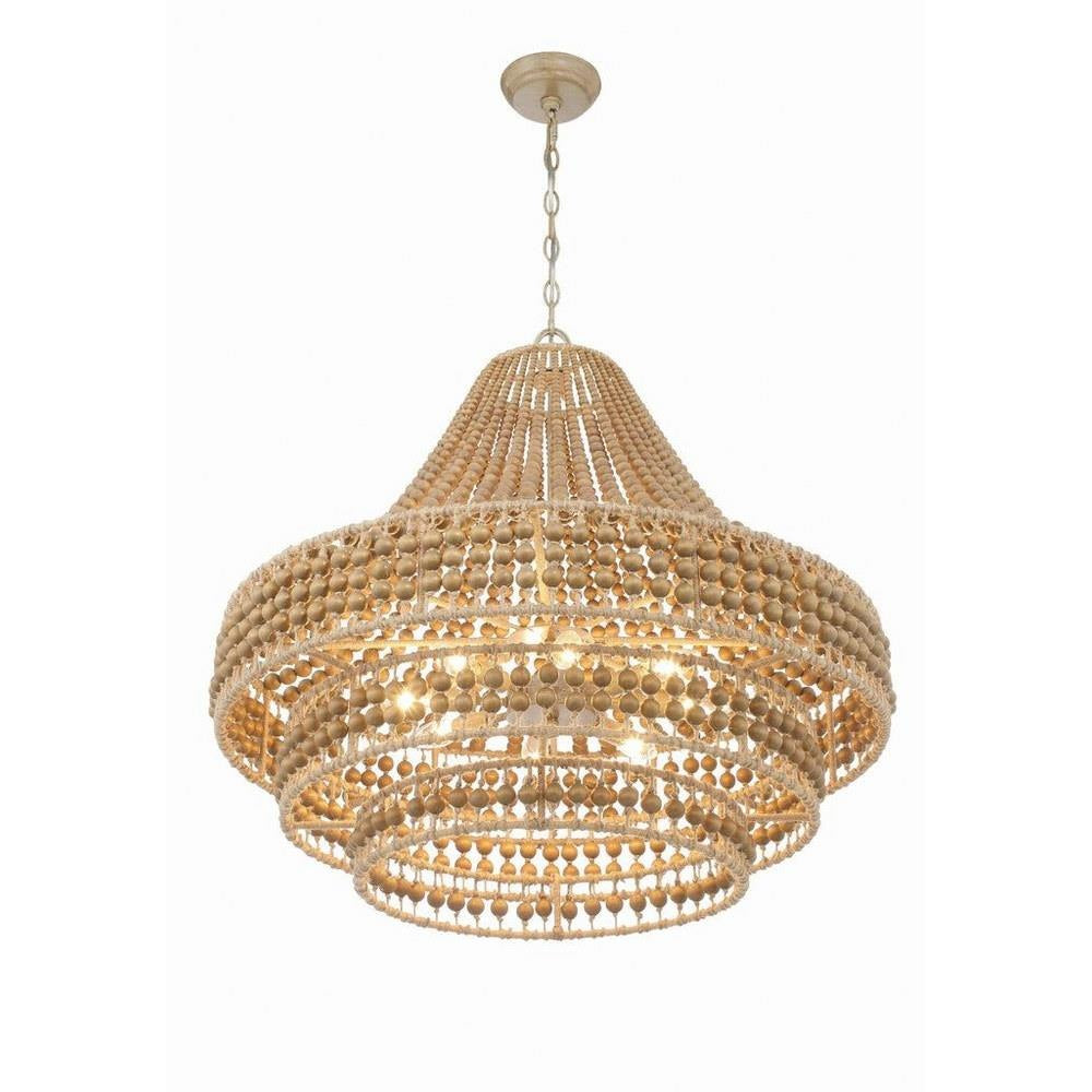 Bailey Street Home - 49-BEL-4956146 - Mackenzie Quadrant - 8 Light Chandelier-27.25 Inches Tall and 30 Inches Wide