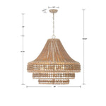 Bailey Street Home - 49-BEL-4956146 - Mackenzie Quadrant - 8 Light Chandelier-27.25 Inches Tall and 30 Inches Wide