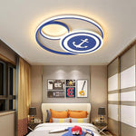 Novelty Circular Dimmable LED Modern Flush Mount Lighting Ceiling Lights