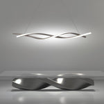 Interwoven Waves LED Modern Pendant Lighting Hanging Lamp Island Lights