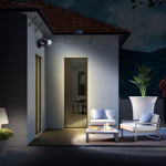 Solar Adjustable LED Outdoor Wall Lamp Wall Sconces Lighting Flood Light