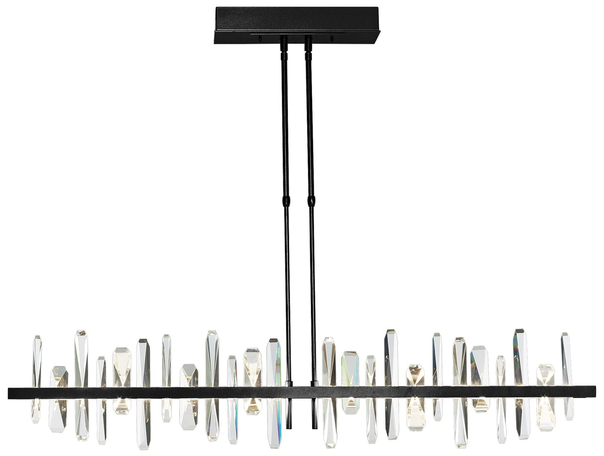 Solitude 51.9" Wide Large Black LED Pendant