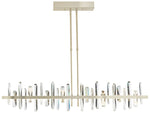 Solitude 51.9" Wide Large Modern Brass LED Pendant